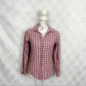 Pendleton Women Plaid Button Down Shirt Size XS